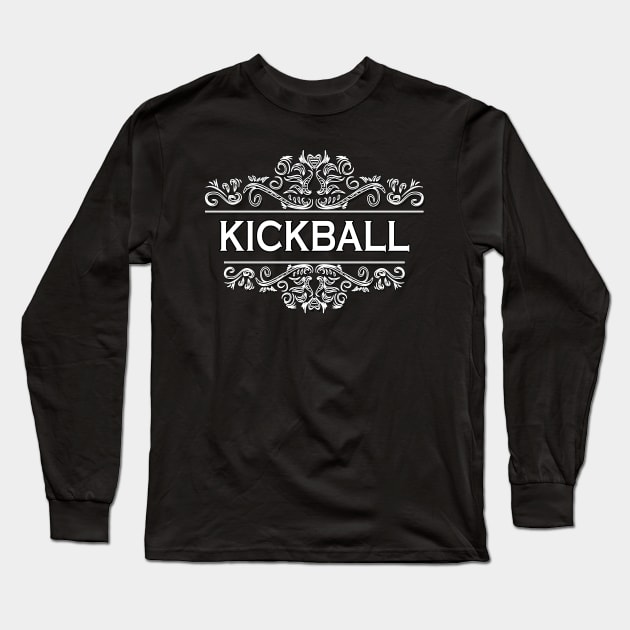 Sports Kickball Long Sleeve T-Shirt by Shop Ovov